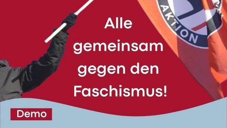 Wahlabend ist Protestabend, Alle gemeinsam gegen den Faschismus. 6.9. 18:30 Uhr Ressendammbrücke. Hamburger Bündnis gegen Rechts